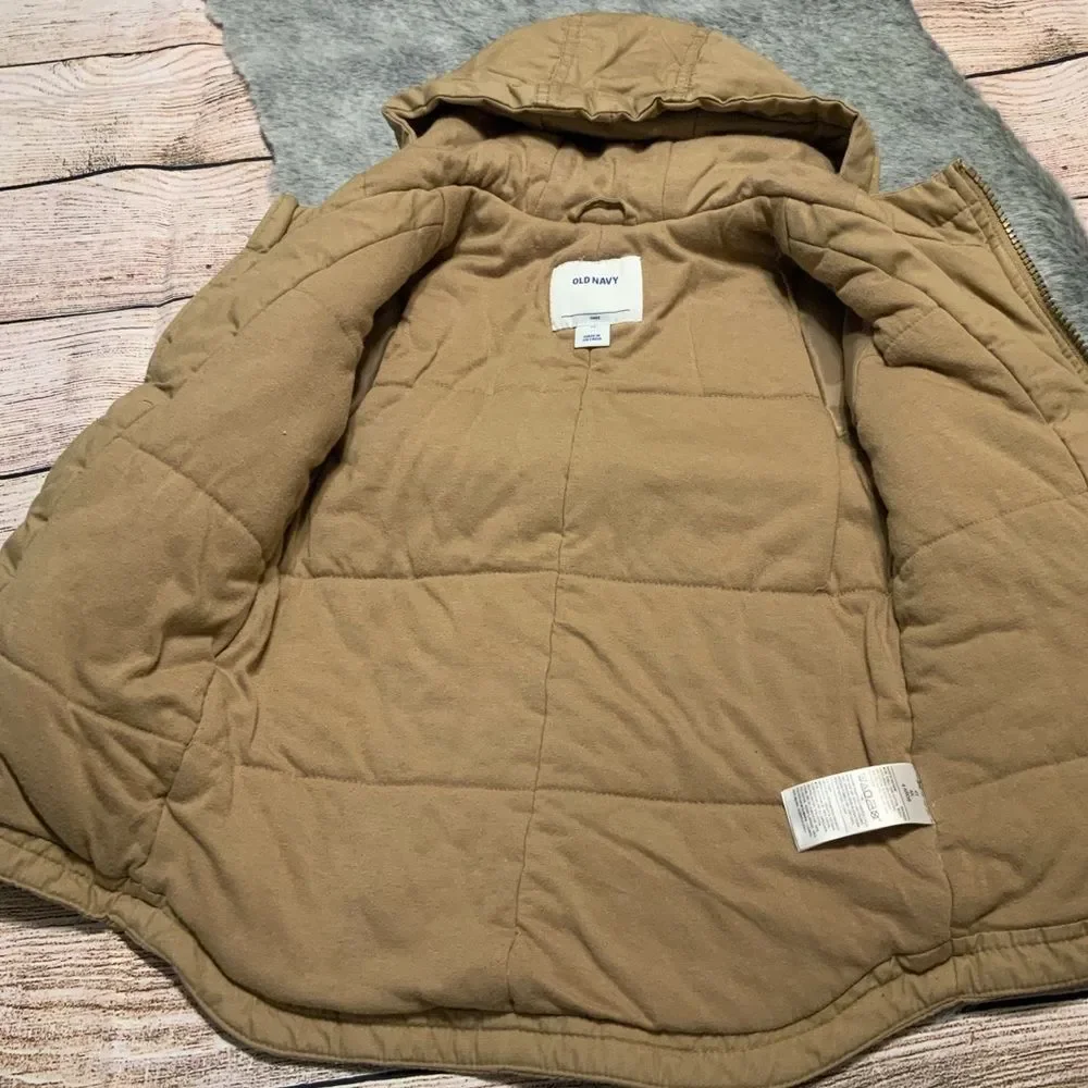 Old Navy Kid’s Khaki Zip Up Jacket Size 4T